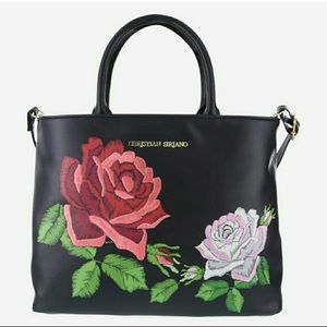 NWOT Christian Siriano embroidered Rachel satchel